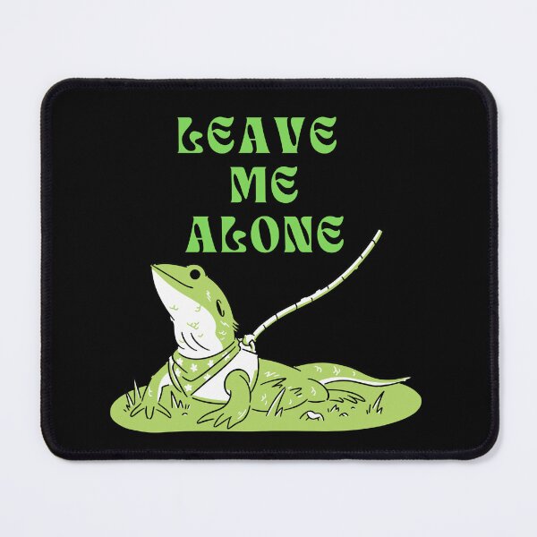Item preview, Leave Me Alone Funny Chaotic Grumpy Lizard designed and sold by SoftAuraStudi0.