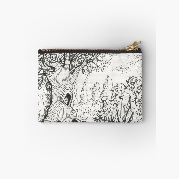 Item preview, The Enchanted Oak – Whimsical Forest Tree Hollow Line Art designed and sold by Cass Harker Studio.