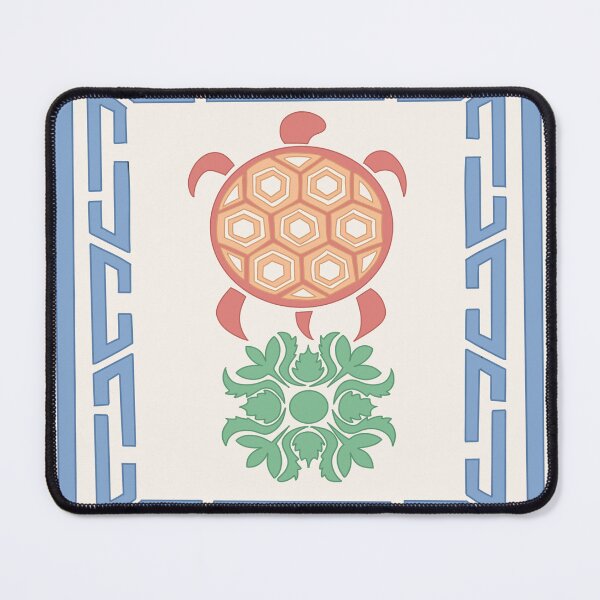 Item preview, Korean Turtle Folk Art Print — Pastel Colorway designed and sold by DaHaeStudio.