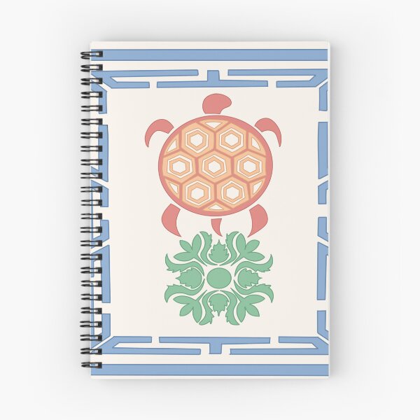 Item preview, Korean Turtle Folk Art Print — Pastel Colorway designed and sold by DaHaeStudio.