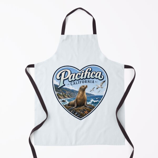 Item preview, Pacifica, California - Sea Lion Heart Shape designed and sold by Myra365Art.