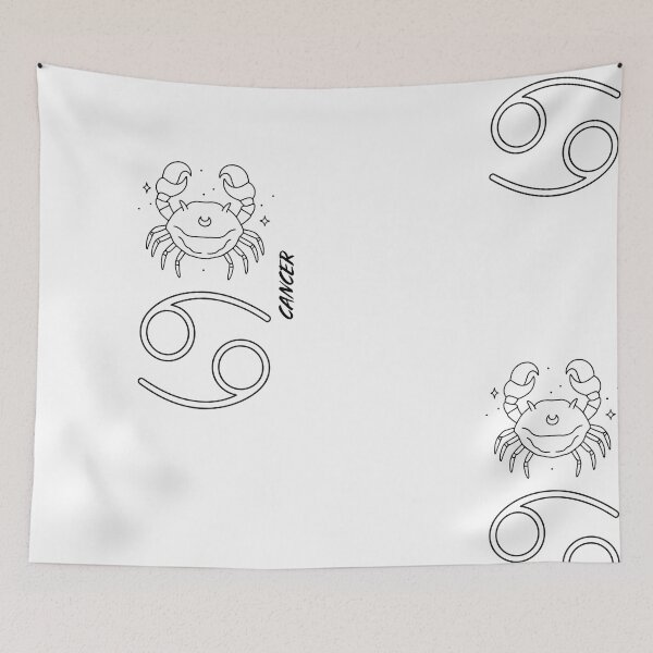 Item preview, Cancer Zodiac Sign Celestial Crab Astrology Art designed and sold by FANTASYoDarknes.