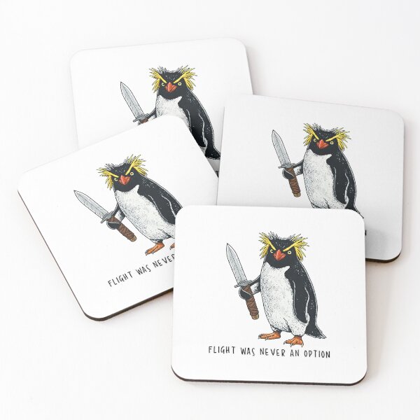 Item preview, Flight was Never an Option Rockhopper Penguin Knife Meme designed and sold by thomas-frame.