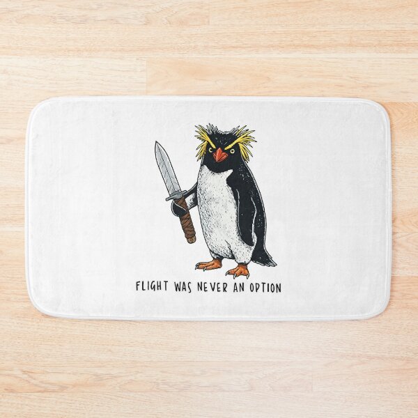 Item preview, Flight was Never an Option Rockhopper Penguin Knife Meme designed and sold by thomas-frame.