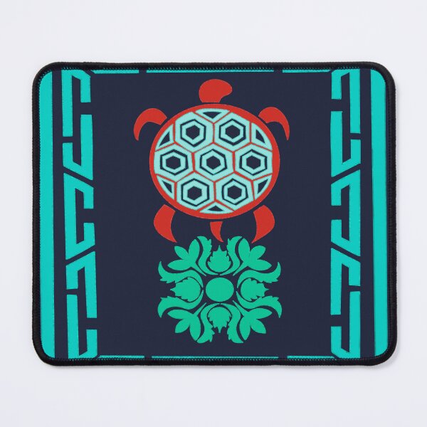 Item preview, Korean Turtle Folk Art Print — Dark Colorway designed and sold by DaHaeStudio.