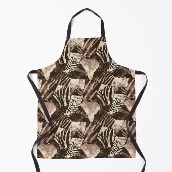 Item preview, Abstract Geometric Zebra Print Collage Pattern designed and sold by igraphixart.
