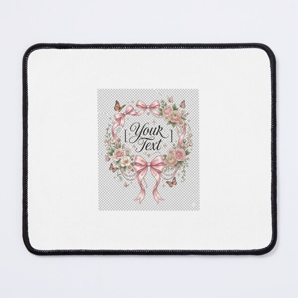 Item preview, Vintage Coquette Aesthetic Floral Wreath PNG – Soft Pink Ribbons, Pearls, and Butterflies Clipart for Print-on-Demand designed and sold by Arbazdeals.