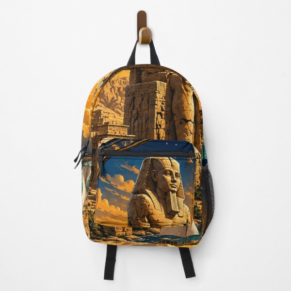 Item preview, Colossi of Memnon Nile Sunset designed and sold by BastetNileArt.