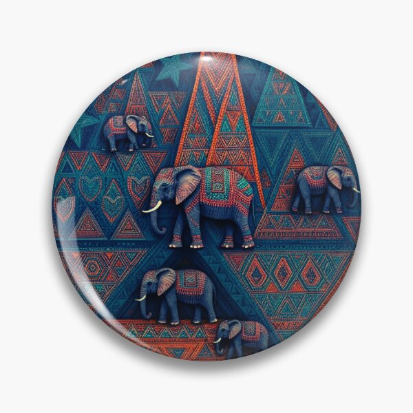 Item preview, Traditional Indian Elephant Tapestry Pattern designed and sold by AmDecor.