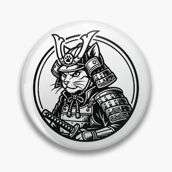 Item preview, Samurai Cat – The Purrfect Warrior designed and sold by CARPIO Creations.