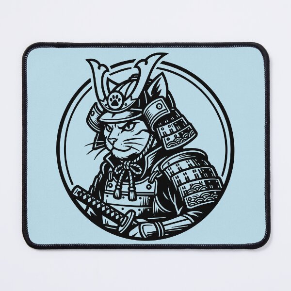 Item preview, Samurai Cat – The Purrfect Warrior designed and sold by CARPIO Creations.