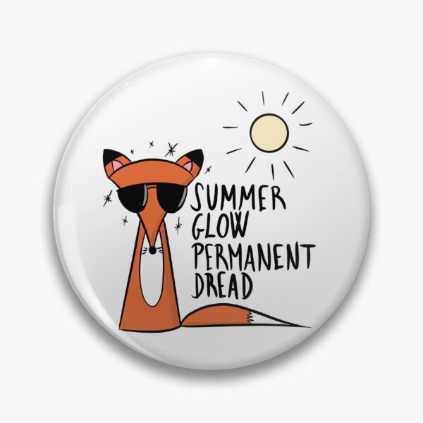 Item preview, Summer Glow Permanent Dread Funny Fox designed and sold by DesignFreakArt.