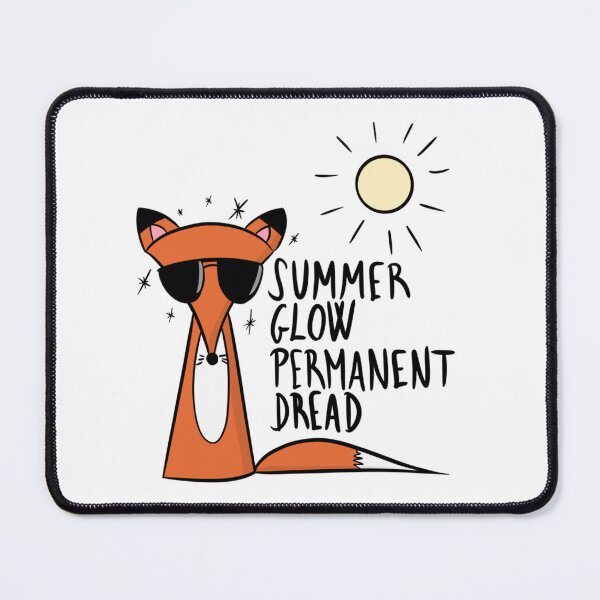 Item preview, Summer Glow Permanent Dread Funny Fox designed and sold by DesignFreakArt.