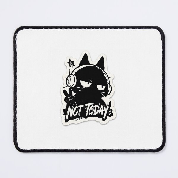 Item preview, Introvert Black Cat Aesthetic Sticker designed and sold by tammss.stickers.