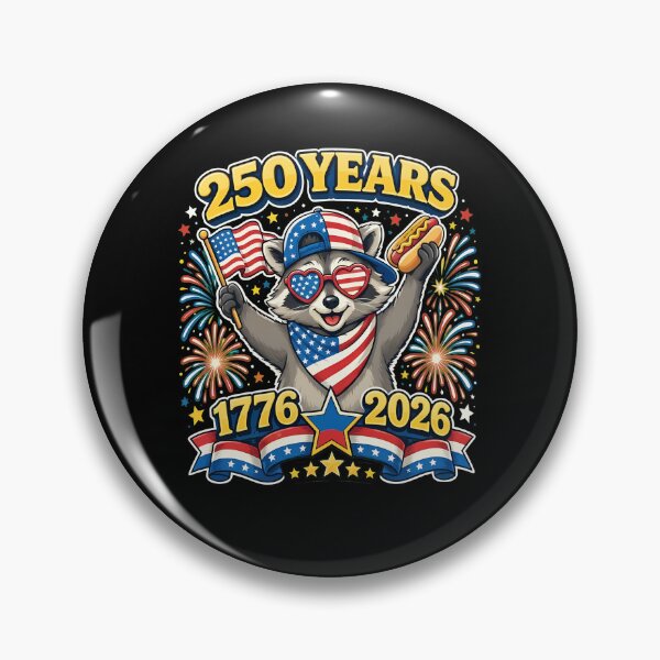 Item preview, Patriotic Raccoon 250th Anniversary Commemorative designed and sold by StranHabesre51.