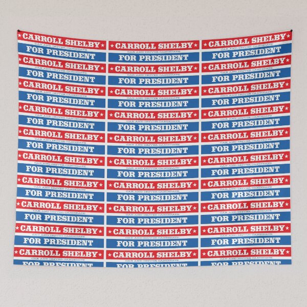 Item preview, Carroll Shelby for President designed and sold by retropetrol.