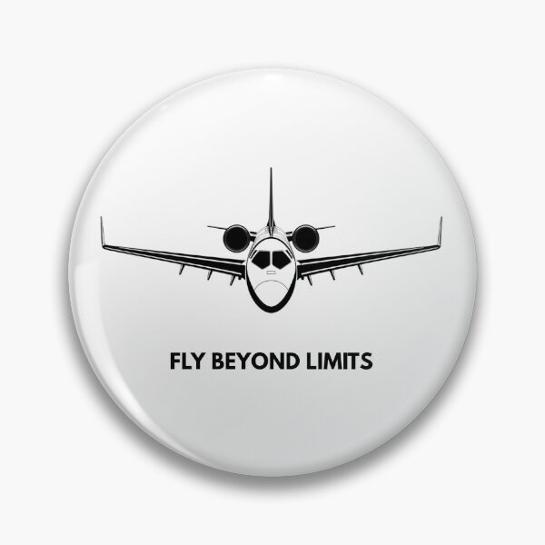 Item preview, Fly Beyond Limits - Front View Jet Aircraft Aviation Design designed and sold by onubi.