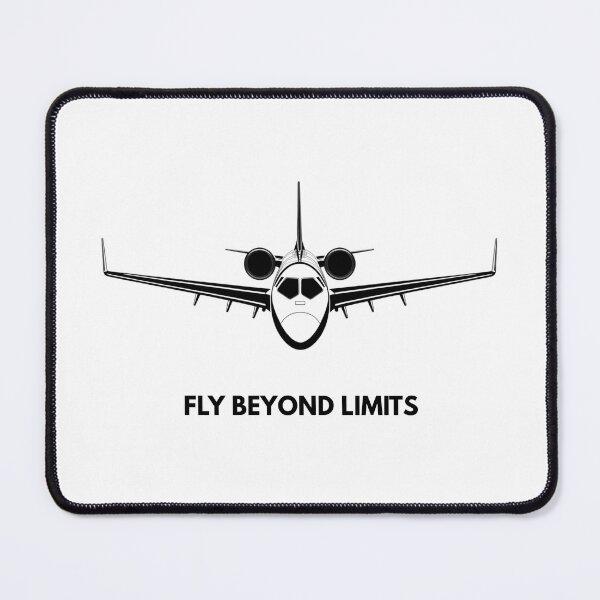 Item preview, Fly Beyond Limits - Front View Jet Aircraft Aviation Design designed and sold by onubi.