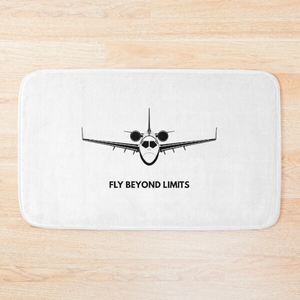 Item preview, Fly Beyond Limits - Front View Jet Aircraft Aviation Design designed and sold by onubi.
