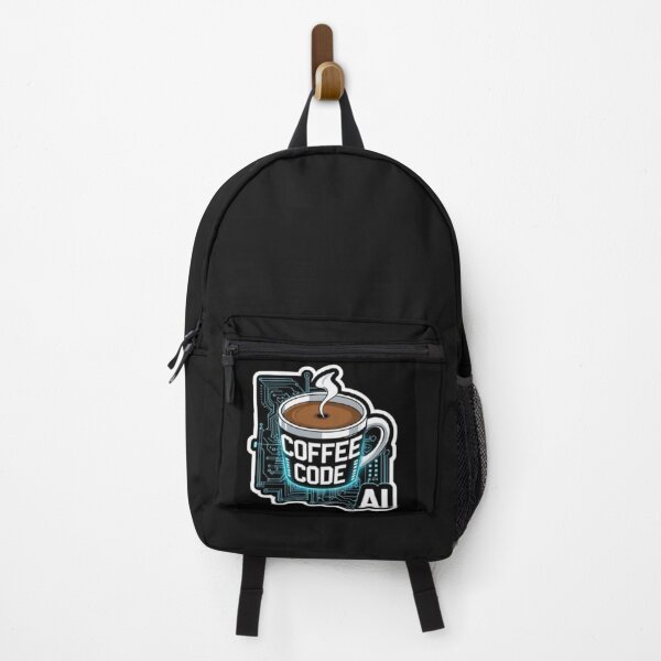 Item preview, Coffee Code AI Sticker for Developers, Programmers and Tech Enthusiasts designed and sold by skillifyme.
