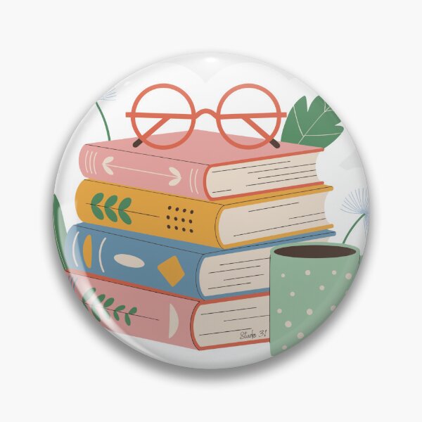 Item preview, Books Stacks With Coffee Mugs designed and sold by Studio 31.