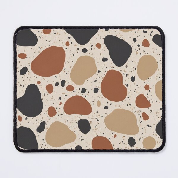 Item preview, Earthy Modern Terrazzo Abstract Stone Pattern designed and sold by TheDenimArt.