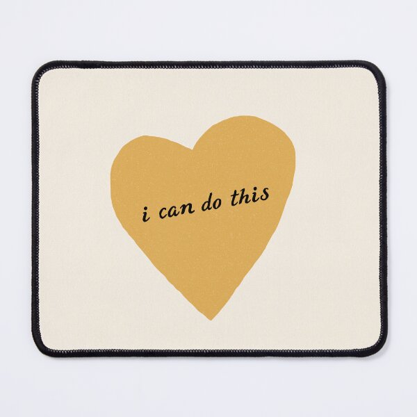 Item preview, I Can Do This - Gold Heart designed and sold by StudioNewLayer.