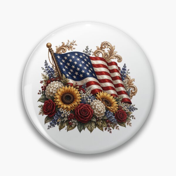 Item preview, Patriotic Sunflower Bouquet designed and sold by PetalGarden.