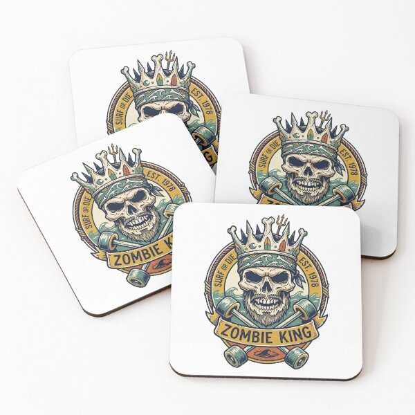 Item preview, Zombie King – Surf or Die Since 1978 designed and sold by Marcusvieira.