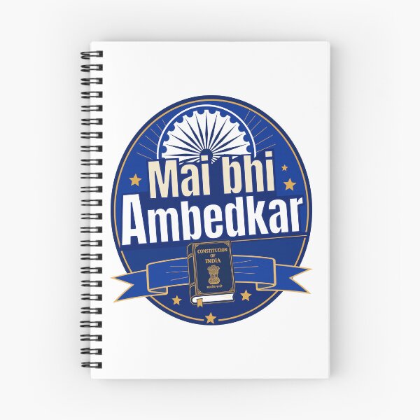 Item preview, Mai Bhi Ambedkar Badge | Jai Bhim Ambedkarite Constitution Design designed and sold by ArtsyExplorer.