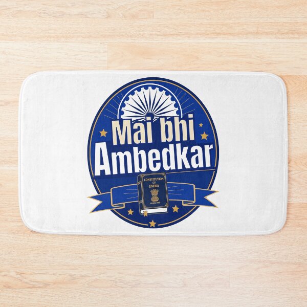 Item preview, Mai Bhi Ambedkar Badge | Jai Bhim Ambedkarite Constitution Design designed and sold by ArtsyExplorer.