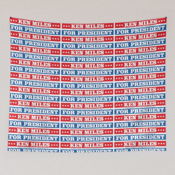 Item preview, Ken Miles for President designed and sold by retropetrol.
