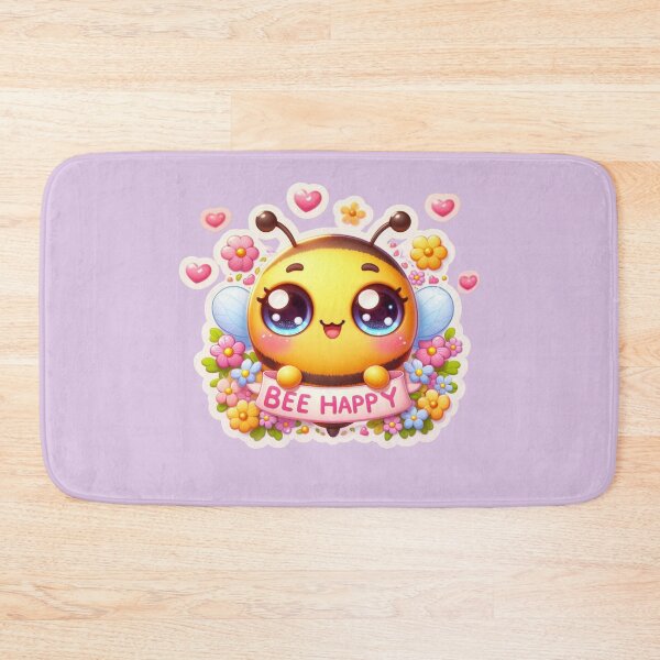 Item preview, Cute Kawaii Bumble Bee-Bee Happy designed and sold by carestazafeli.