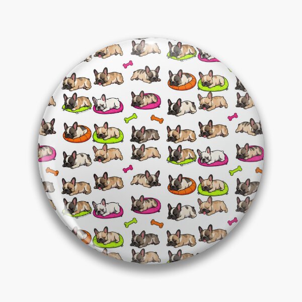 Item preview, Cute French Bulldog Sleepy Puppy Pack Clean Sheet designed and sold by Dhenin Studio.