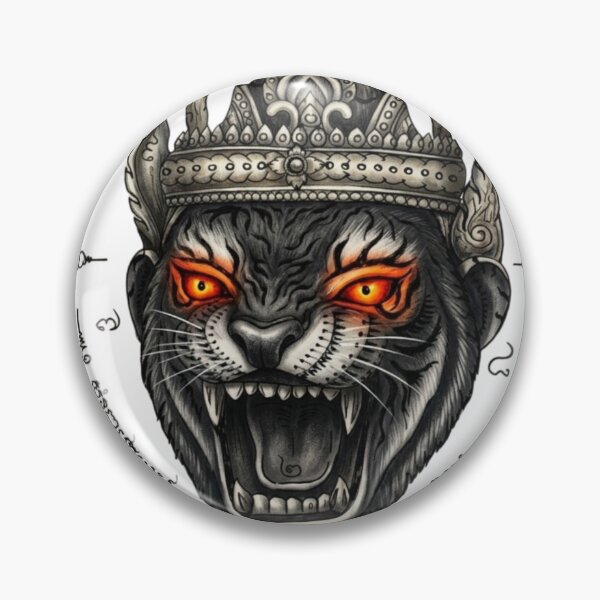 Item preview, Neon Cyber Lersi - Thai Hermit God Tattoo Art designed and sold by Danmaha.