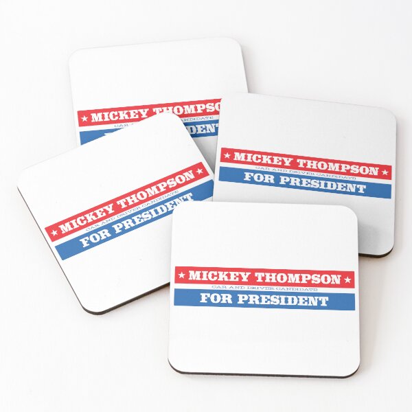 Item preview, Mickey Thompson for President designed and sold by retropetrol.