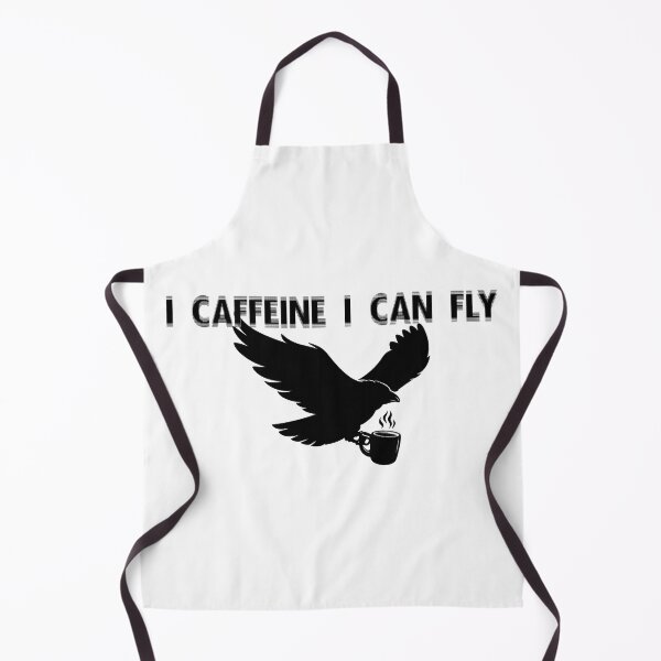 Item preview, I Caffeine I Can Fly (black print) designed and sold by R-A Designs.