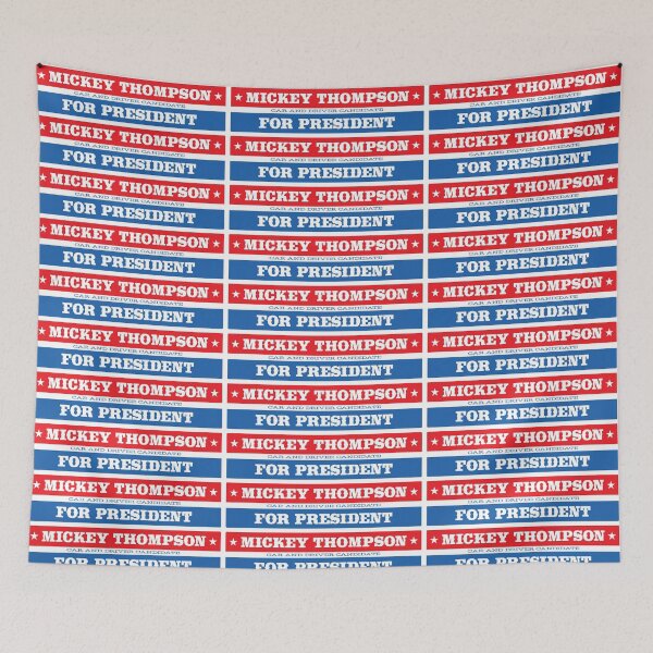 Item preview, Mickey Thompson for President designed and sold by retropetrol.