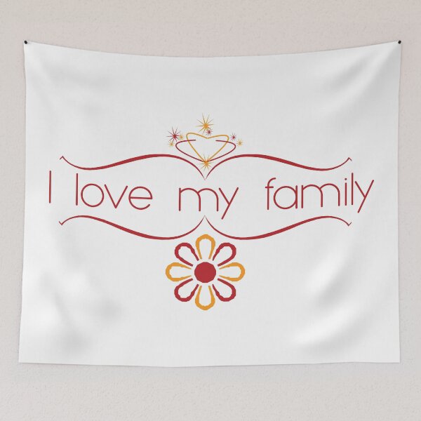 Item preview, I love my family designed and sold by Abharan.