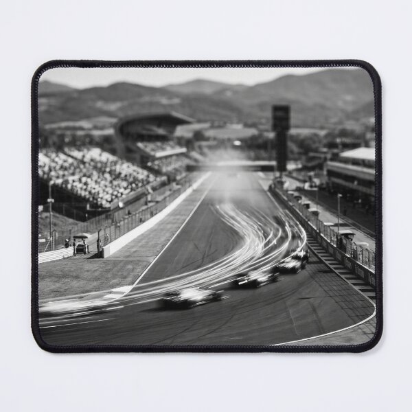 Item preview, Formula 1 inspired Black & White Long exposure Art image designed and sold by ARbyCharlie.
