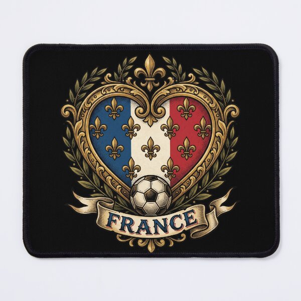 Item preview, France Heart Fleur de Lis — Soccer World Cup 2026 designed and sold by David Mateo ArtWorks.