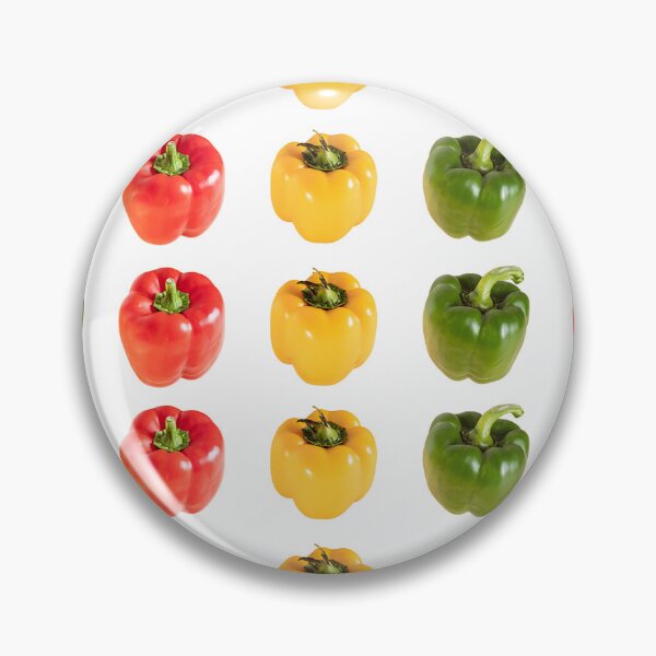 Item preview, Colorful Bell Peppers Pattern - Vegetable Print Kitchen Art designed and sold by PabloRealePH.