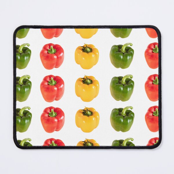 Item preview, Colorful Bell Peppers Pattern - Vegetable Print Kitchen Art designed and sold by PabloRealePH.