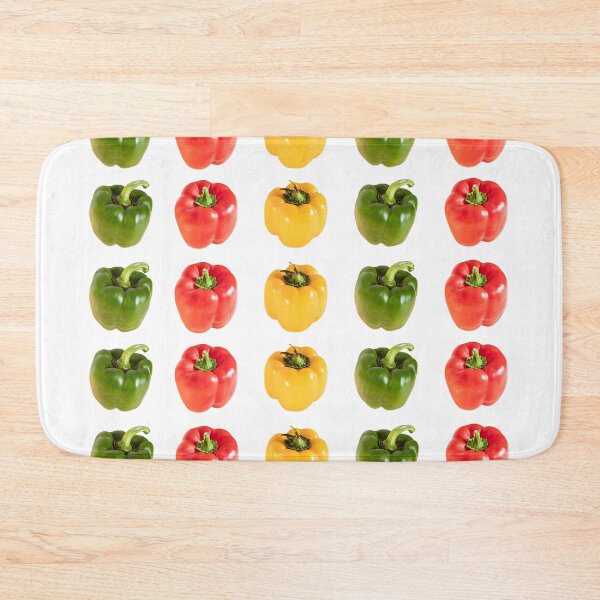 Item preview, Colorful Bell Peppers Pattern - Vegetable Print Kitchen Art designed and sold by PabloRealePH.