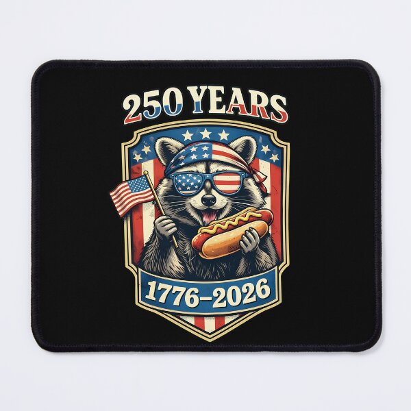 Item preview, Patriotic Raccoon 250 Year Celebration Graphic designed and sold by StranHabesre51.