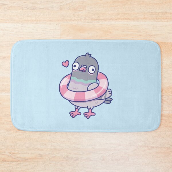 Item preview, Funny Derpy Pigeon With Pool Float Around Its Neck designed and sold by rustydoodle.