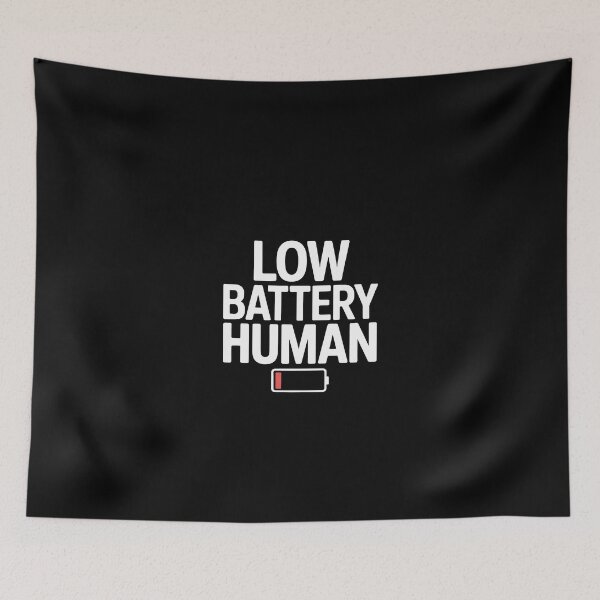 Item preview, low battery human designed and sold by jkrphoto.