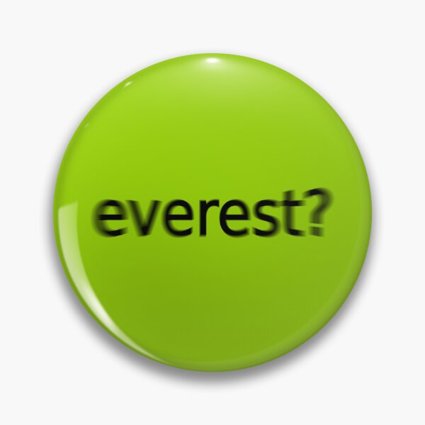Item preview, Everest Supreme Green Question Unique Artwork Sign designed and sold by Doctor Schtrudel.