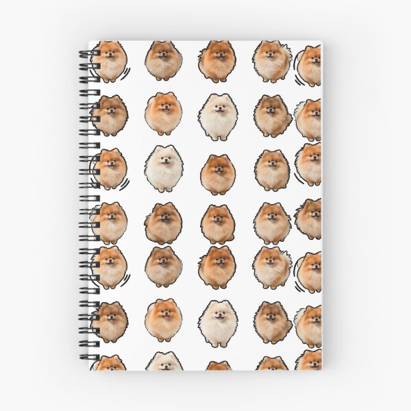 Item preview, Fluffy Pomeranian Cute Happy Dog Sticker Pack designed and sold by Dhenin Studio.