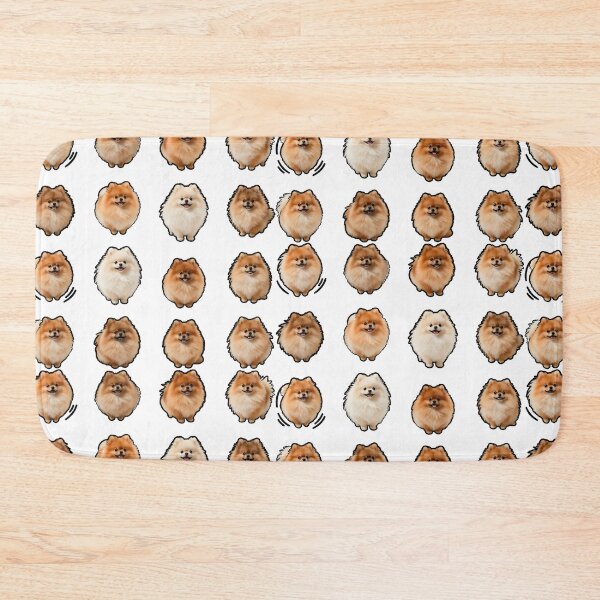 Item preview, Fluffy Pomeranian Cute Happy Dog Sticker Pack designed and sold by Dhenin Studio.